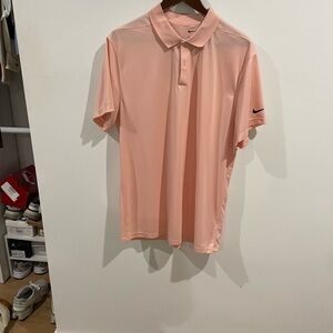 Nike Men's Light Pink Polo Shirt
